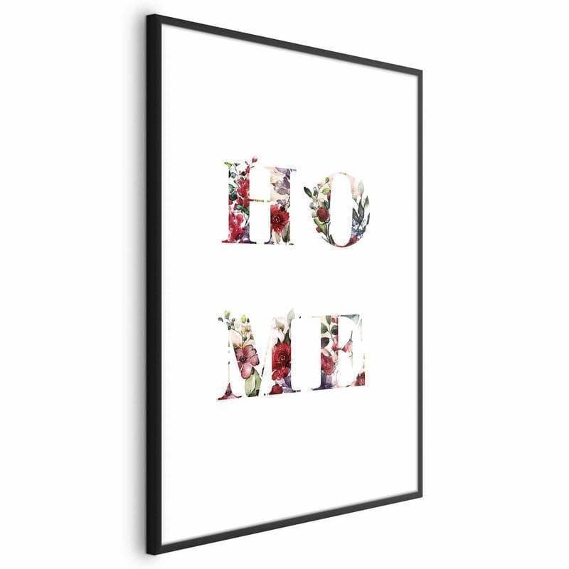 Poster - Home in Flowers in Poster e stampe Collezione Casa - Trebisacce, commercioVirtuoso.it