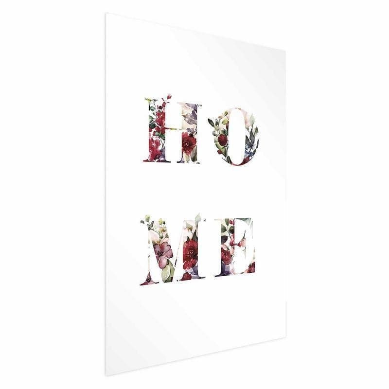 Poster - Home in Flowers in Poster e stampe Collezione Casa - Trebisacce, commercioVirtuoso.it