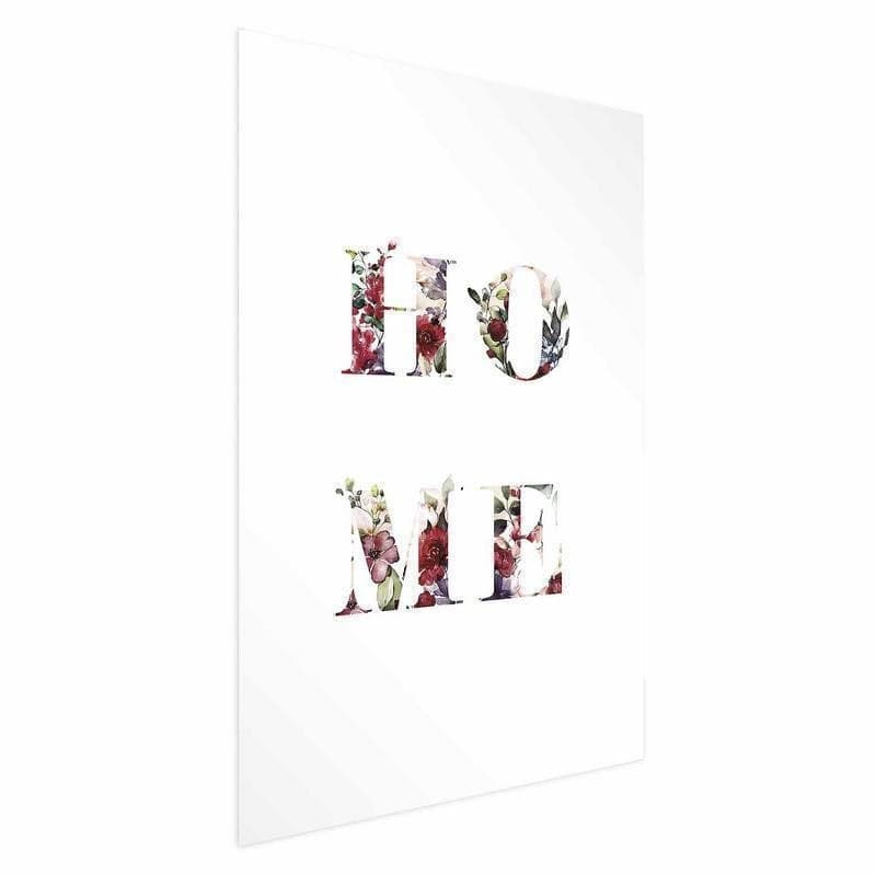 Poster - Home in Flowers in Poster e stampe Collezione Casa - Trebisacce, commercioVirtuoso.it