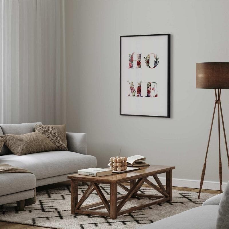 Poster - Home in Flowers in Poster e stampe Collezione Casa - Trebisacce, commercioVirtuoso.it