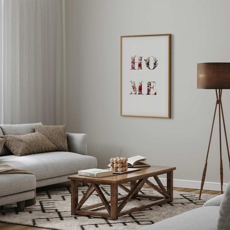 Poster - Home in Flowers in Poster e stampe Collezione Casa - Trebisacce, commercioVirtuoso.it
