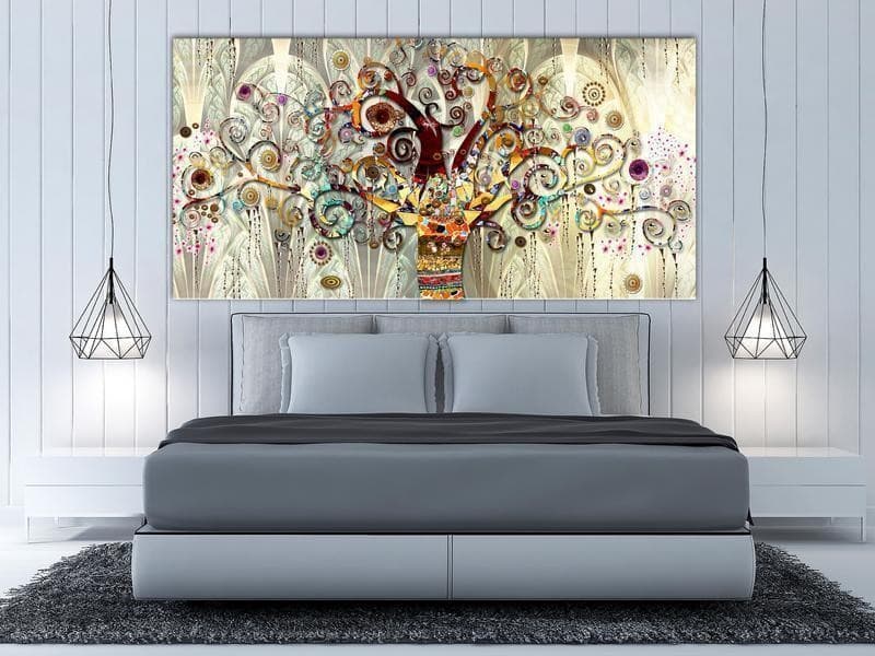 Quadro Tree of Life (1 Part) Narrow in Cavalletti Collezione Casa - Trebisacce, commercioVirtuoso.it