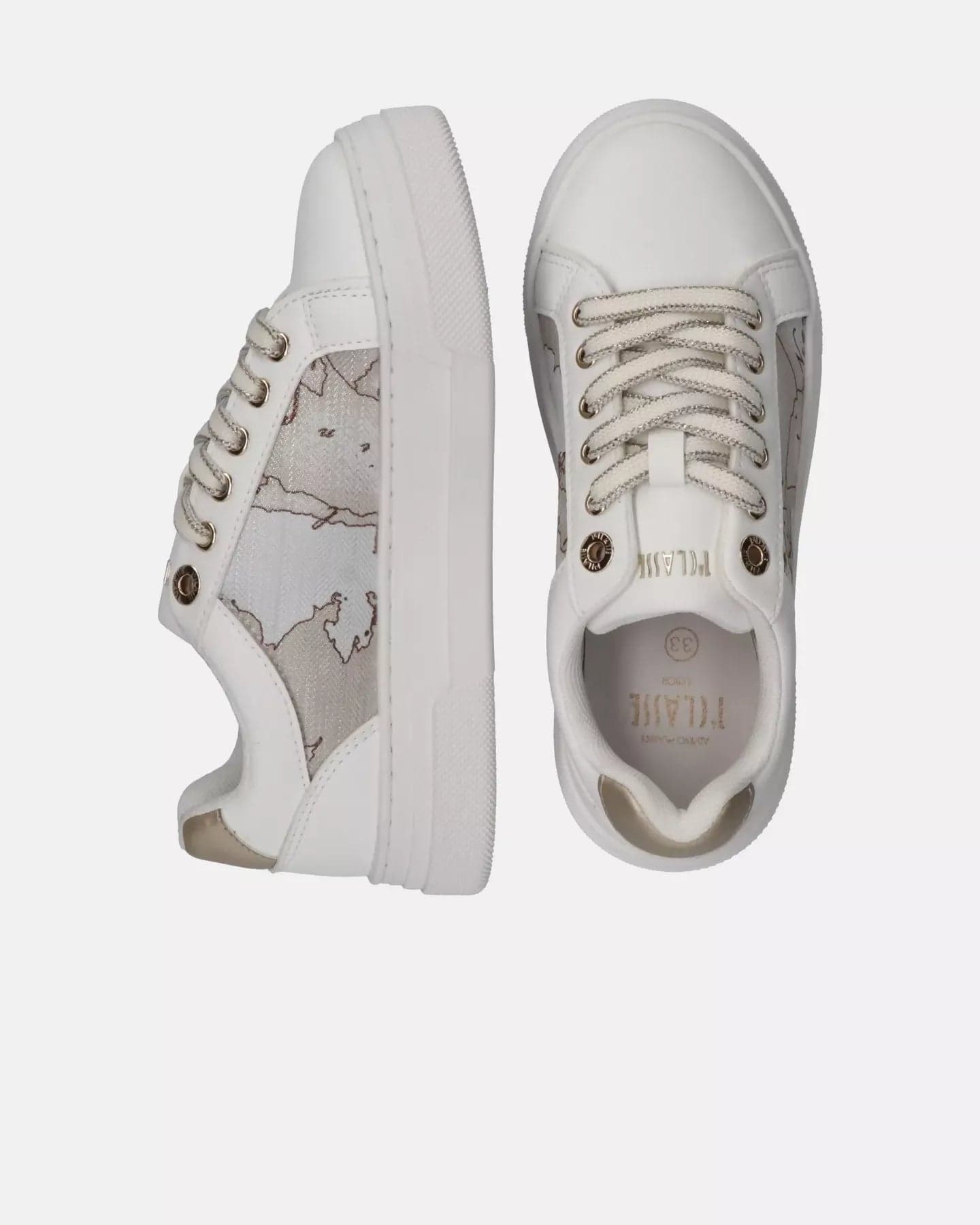 Alviero Martini Sneakers Geo White in Sneaker casual Cantali Calzature - Randazzo, commercioVirtuoso.it