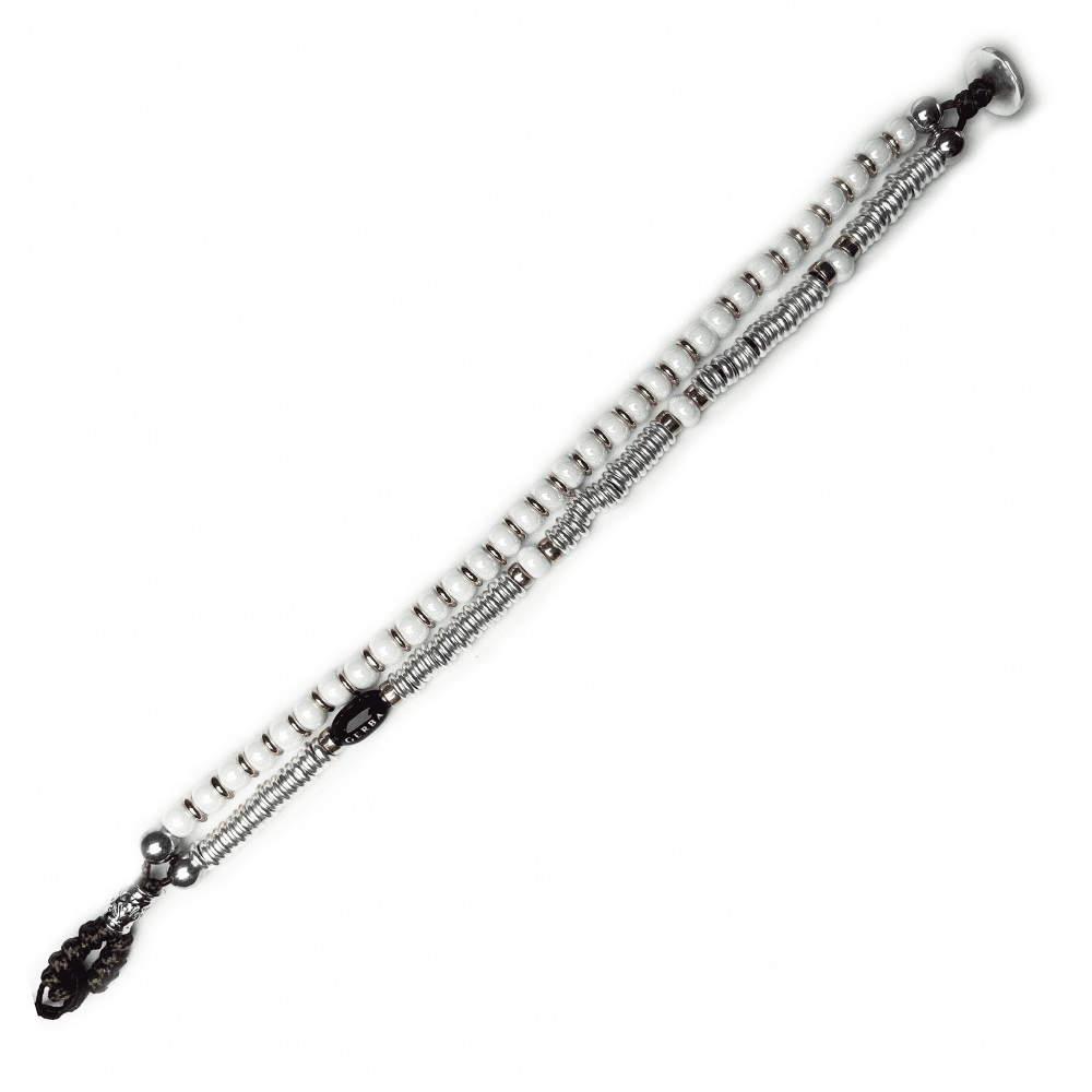 GERBA - Bracciale  in argento e pietre