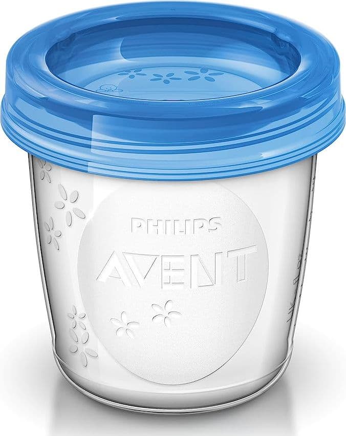 SCF618/10 - Philips Avent Set Vasetti per Conservare il Latte Materno e le Pappe 10 pezzi, 180ml + 2 Adattatori in Contenitori per latte materno Centro Bimbo - Siderno, commercioVirtuoso.it