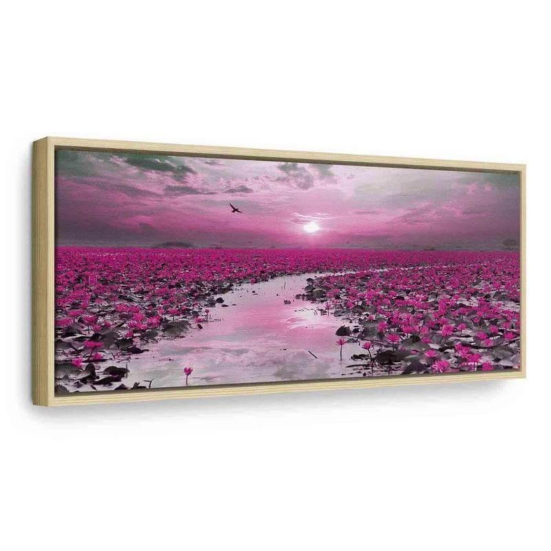 Quadro Lilies and Sunset (1 Part) Narrow in Poster e stampe Collezione Casa - Trebisacce, commercioVirtuoso.it