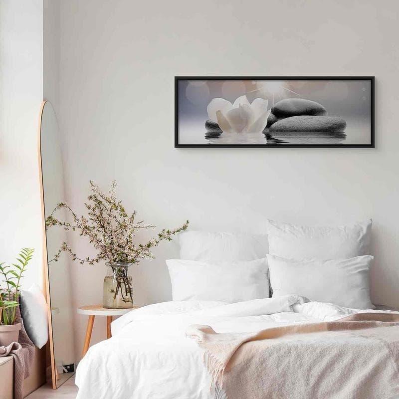 Quadro Pebbles in Water (1 Part) Narrow in Dipinti Collezione Casa - Trebisacce, commercioVirtuoso.it