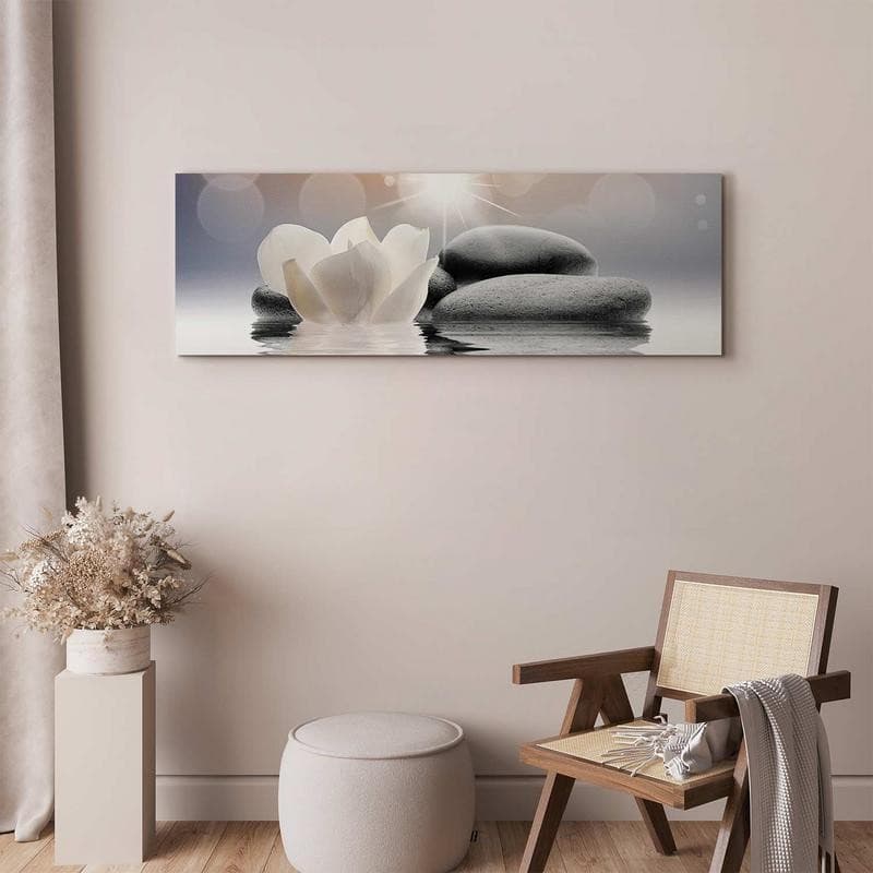 Quadro Pebbles in Water (1 Part) Narrow in Dipinti Collezione Casa - Trebisacce, commercioVirtuoso.it