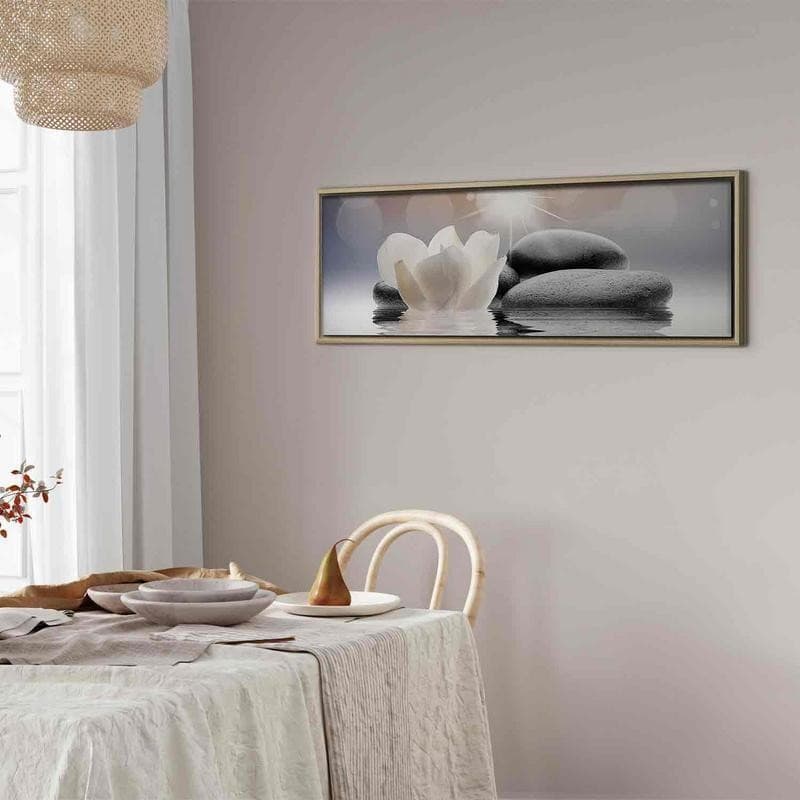 Quadro Pebbles in Water (1 Part) Narrow in Dipinti Collezione Casa - Trebisacce, commercioVirtuoso.it