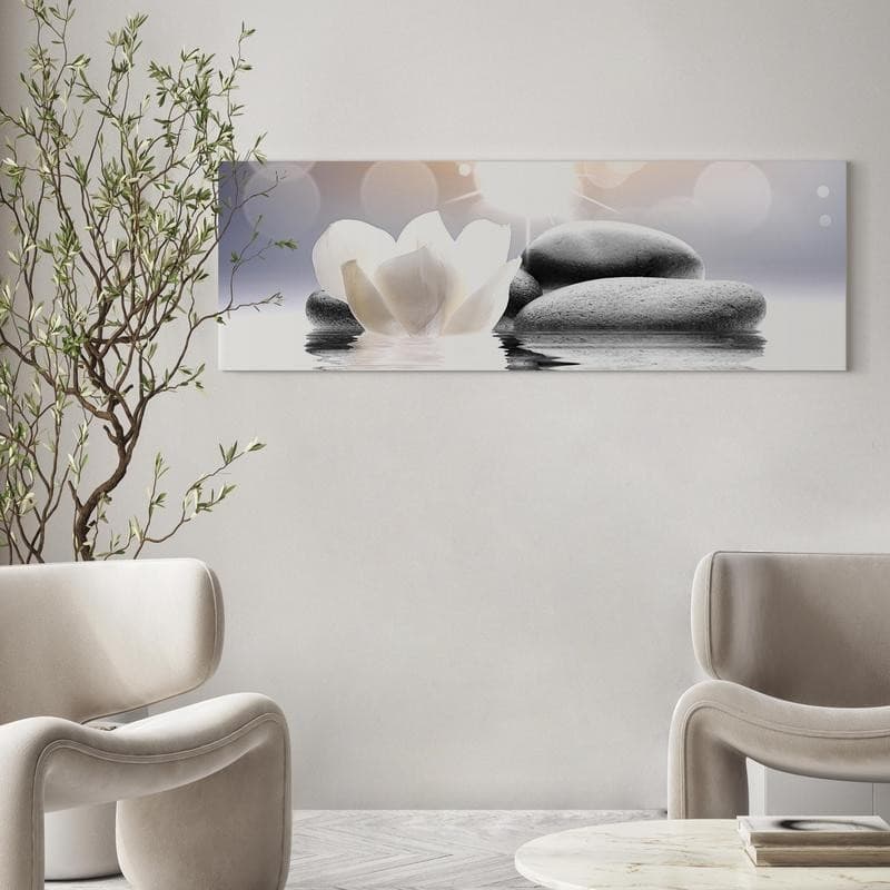 Quadro Pebbles in Water (1 Part) Narrow in Dipinti Collezione Casa - Trebisacce, commercioVirtuoso.it