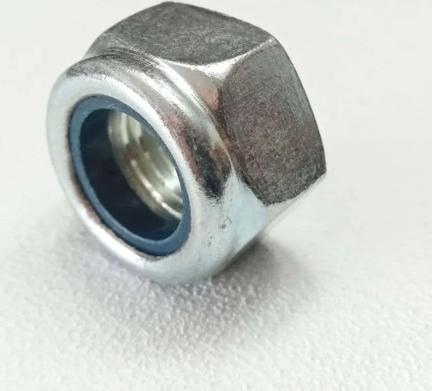 M 16 chiave 24 - 100pz dado esagonale autobloccante zincato passo grosso