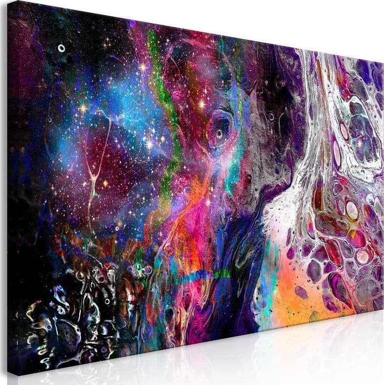 Quadro Colourful Galaxy (1 Part) Wide in Poster e stampe Collezione Casa - Trebisacce, commercioVirtuoso.it