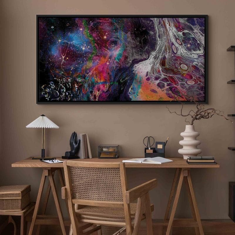Quadro Colourful Galaxy (1 Part) Wide in Poster e stampe Collezione Casa - Trebisacce, commercioVirtuoso.it