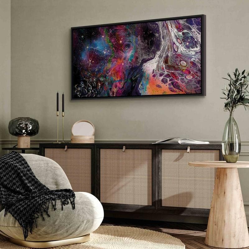Quadro Colourful Galaxy (1 Part) Wide in Poster e stampe Collezione Casa - Trebisacce, commercioVirtuoso.it