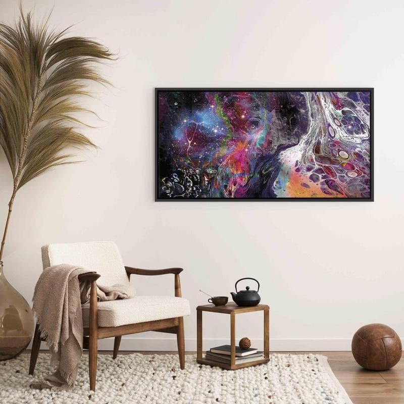 Quadro Colourful Galaxy (1 Part) Wide in Poster e stampe Collezione Casa - Trebisacce, commercioVirtuoso.it