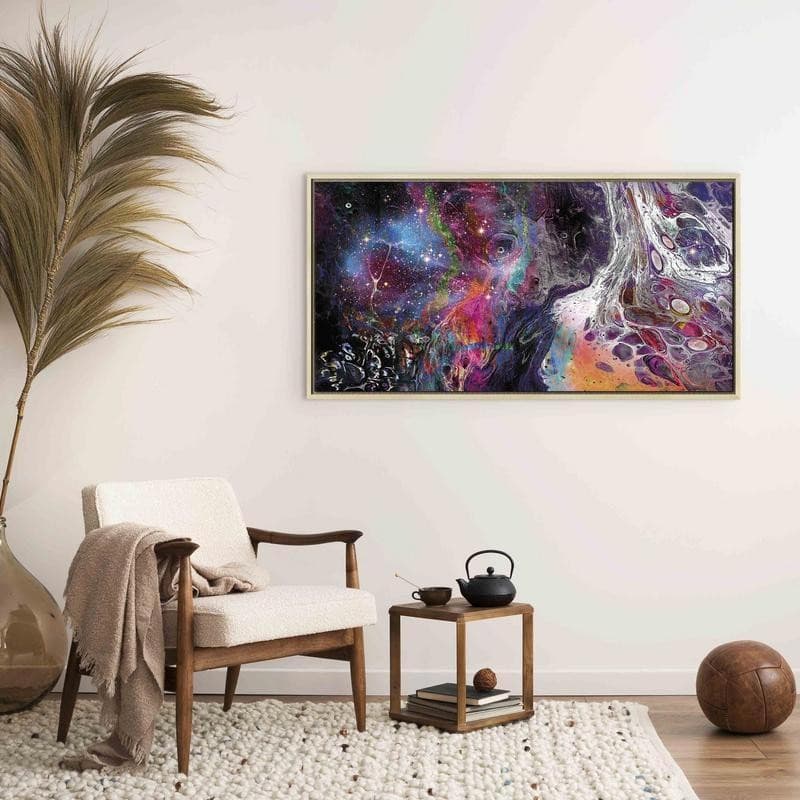 Quadro Colourful Galaxy (1 Part) Wide in Poster e stampe Collezione Casa - Trebisacce, commercioVirtuoso.it