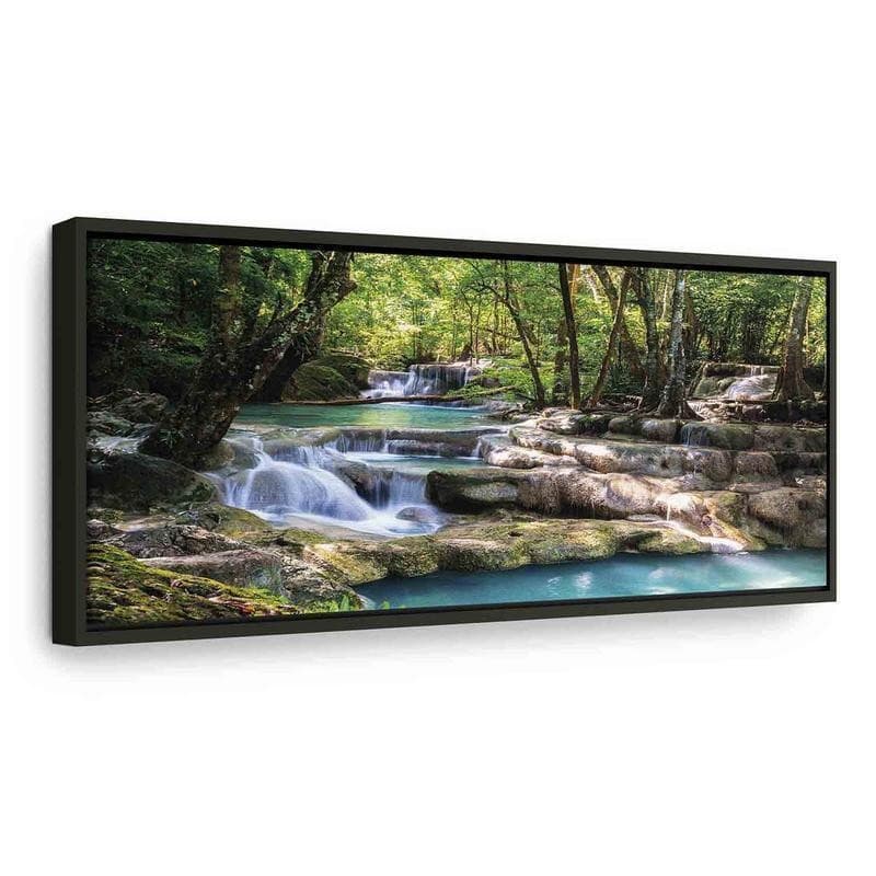 Quadro Nature Forest Waterfall in Poster e stampe Collezione Casa - Trebisacce, commercioVirtuoso.it