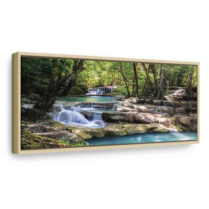 Quadro Nature Forest Waterfall in Poster e stampe Collezione Casa - Trebisacce, commercioVirtuoso.it