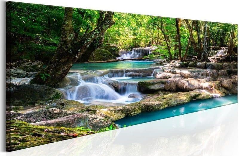 Quadro Nature Forest Waterfall in Poster e stampe Collezione Casa - Trebisacce, commercioVirtuoso.it