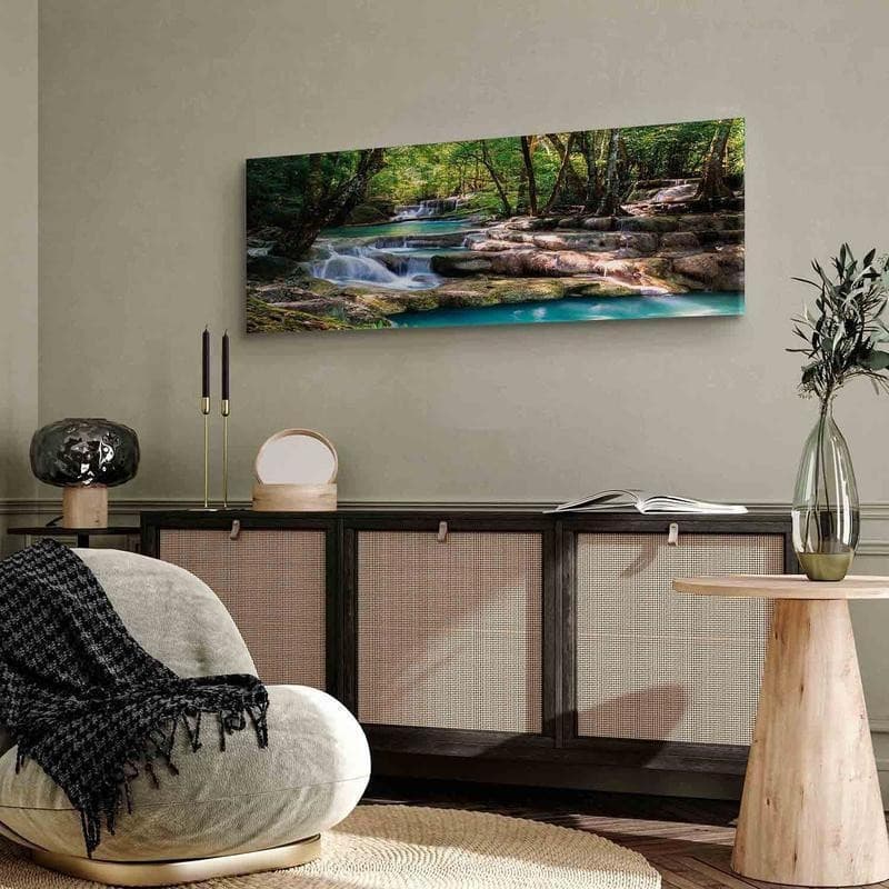 Quadro Nature Forest Waterfall in Poster e stampe Collezione Casa - Trebisacce, commercioVirtuoso.it