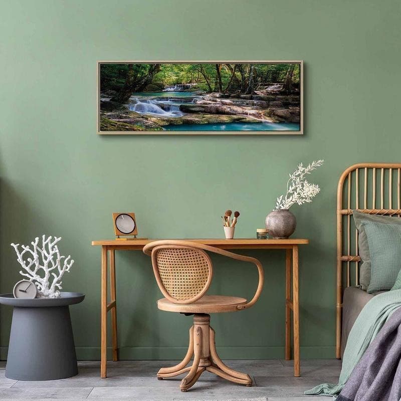 Quadro Nature Forest Waterfall in Poster e stampe Collezione Casa - Trebisacce, commercioVirtuoso.it