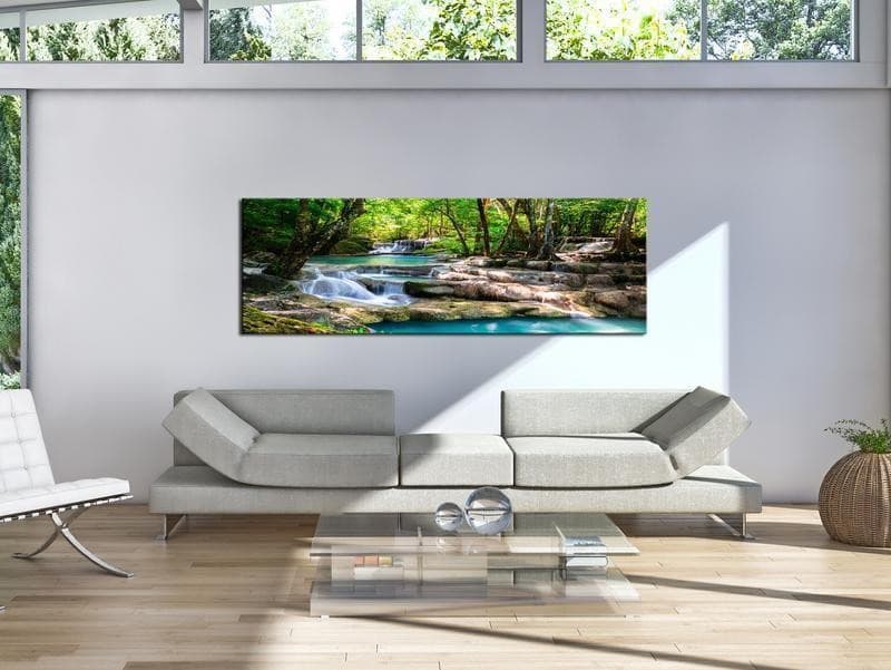 Quadro Nature Forest Waterfall in Poster e stampe Collezione Casa - Trebisacce, commercioVirtuoso.it