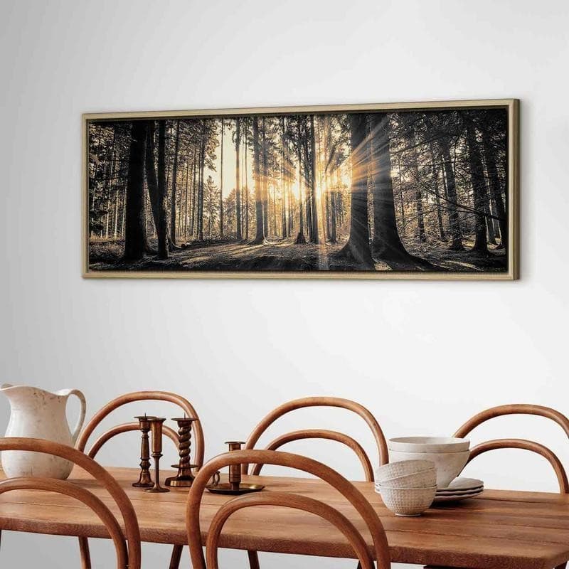 Quadro Il sole del bosco in Poster e stampe Collezione Casa - Trebisacce, commercioVirtuoso.it