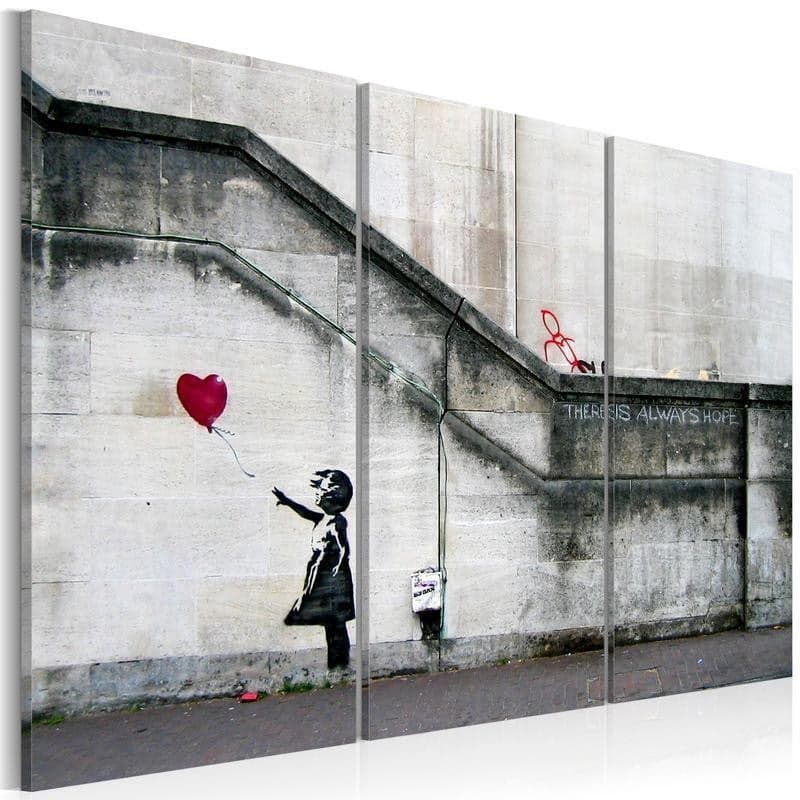 Quadro Girl With a Balloon by Banksy in Poster e stampe Collezione Casa - Trebisacce, commercioVirtuoso.it