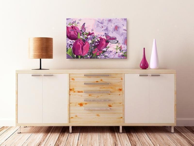 Quadro fai da te Tulipani (prato) in Poster e stampe Collezione Casa - Trebisacce, commercioVirtuoso.it