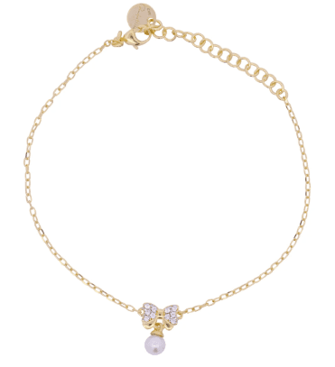 Rue des mille - Bracciale con fiocco e zirconi in Bracciali Alba Gioielli - Casoria, commercioVirtuoso.it