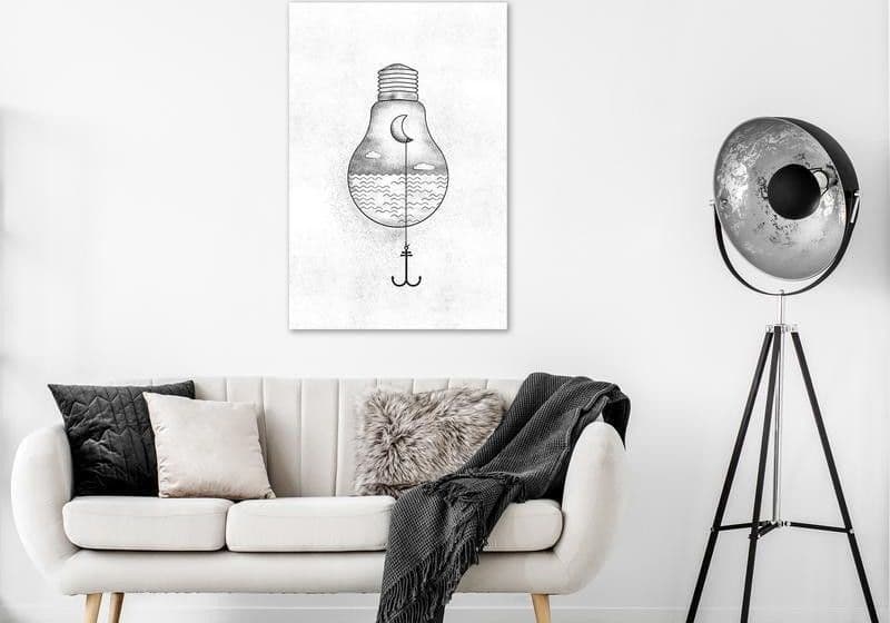 Quadro Anchored Moon (1 Part) Vertical in Poster e stampe Collezione Casa - Trebisacce, commercioVirtuoso.it