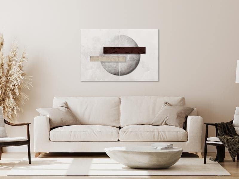 Quadro Geometric Decay (1 Part) Wide in Poster e stampe Collezione Casa - Trebisacce, commercioVirtuoso.it