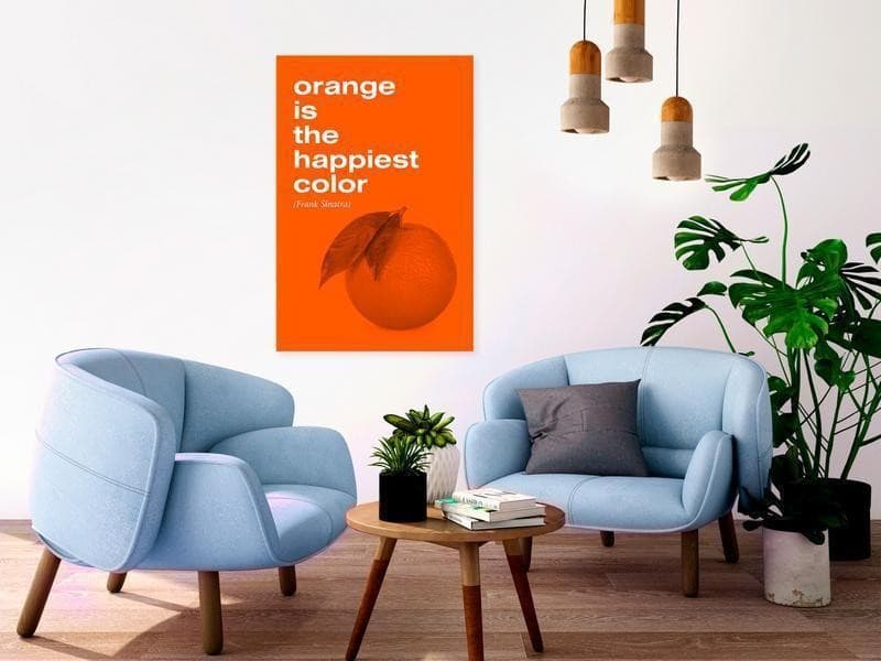 Quadro The Happiest Colour (1 Part) Vertical in Poster e stampe Collezione Casa - Trebisacce, commercioVirtuoso.it