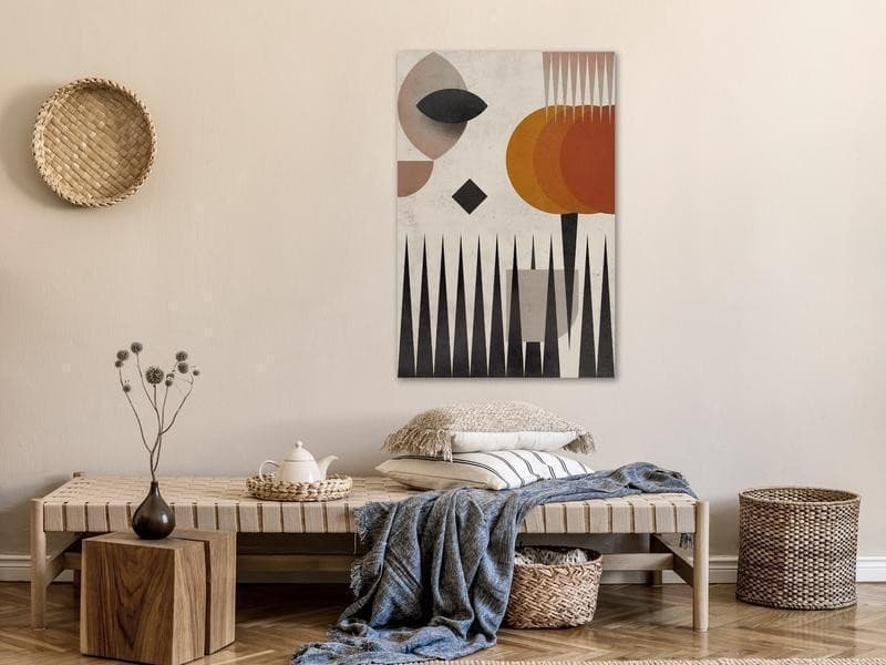 Quadro Sun Behind the Mountains (1 Part) Vertical in Poster e stampe Collezione Casa - Trebisacce, commercioVirtuoso.it