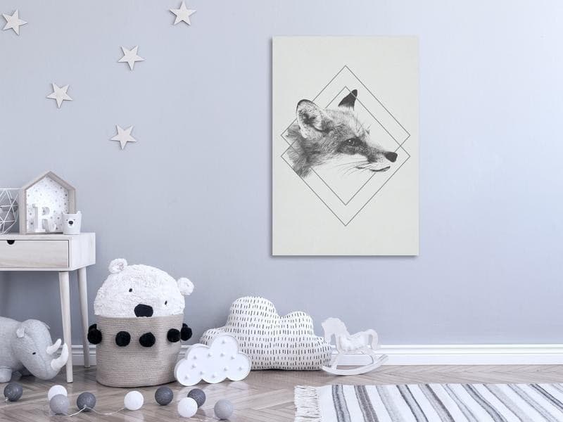Quadro Clever Fox (1 Part) Vertical in Poster e stampe Collezione Casa - Trebisacce, commercioVirtuoso.it