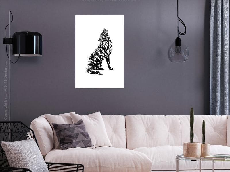 Quadro Wolf Trail (1 Part) Vertical in Poster e stampe Collezione Casa - Trebisacce, commercioVirtuoso.it