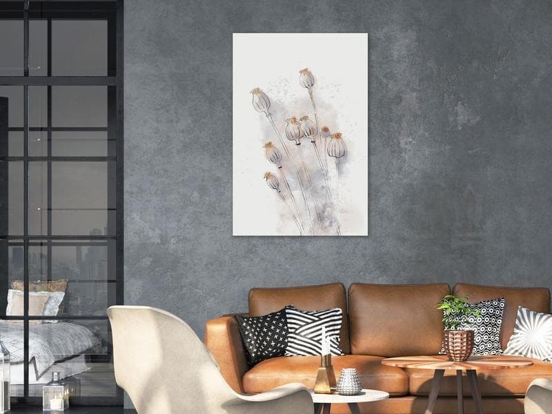 Quadro Peaceful Poppies (1 Part) Vertical in Poster e stampe Collezione Casa - Trebisacce, commercioVirtuoso.it