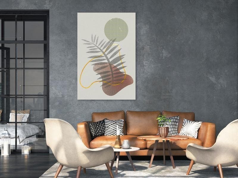 Quadro Shadow of Palm Tree (1 Part) Vertical in Poster e stampe Collezione Casa - Trebisacce, commercioVirtuoso.it