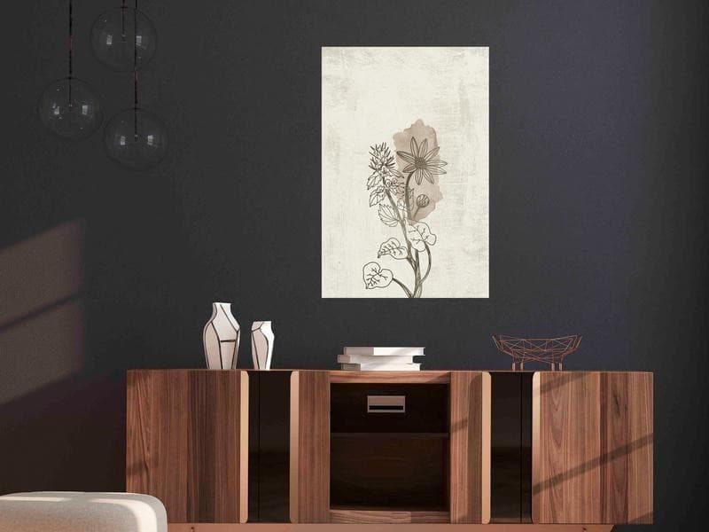 Quadro Outline of Nature (1 Part) Vertical in Poster e stampe Collezione Casa - Trebisacce, commercioVirtuoso.it