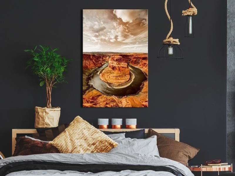 Quadro Rustic Landscape (1 Part) Vertical in Poster e stampe Collezione Casa - Trebisacce, commercioVirtuoso.it