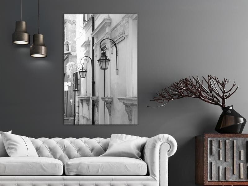 Quadro Street Lamps (1 Part) Vertical in Poster e stampe Collezione Casa - Trebisacce, commercioVirtuoso.it