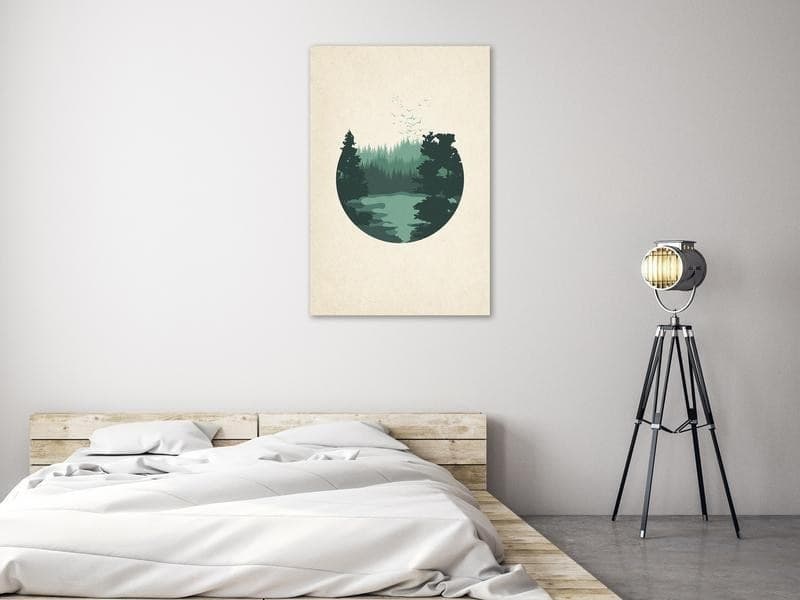 Quadro View of the Hills (1 Part) Vertical in Poster e stampe Collezione Casa - Trebisacce, commercioVirtuoso.it
