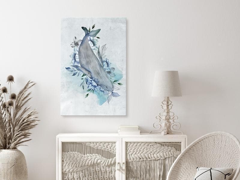 Quadro Mrs. Whale (1 Part) Vertical in Poster e stampe Collezione Casa - Trebisacce, commercioVirtuoso.it