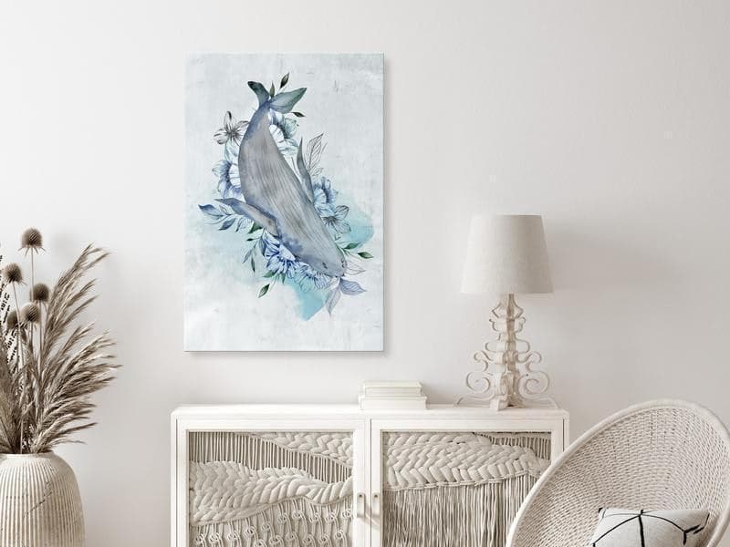 Quadro Mrs. Whale (1 Part) Vertical in Poster e stampe Collezione Casa - Trebisacce, commercioVirtuoso.it