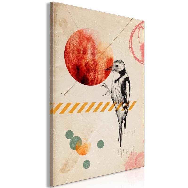 Quadro Bird Mail (1 Part) Vertical in Poster e stampe Collezione Casa - Trebisacce, commercioVirtuoso.it