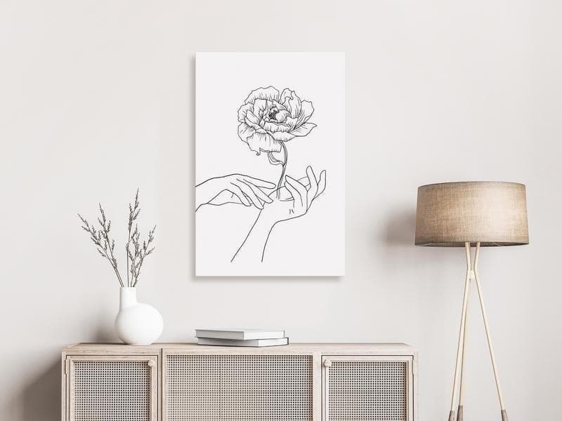 Quadro Delicate Touch (1 Part) Vertical in Poster e stampe Collezione Casa - Trebisacce, commercioVirtuoso.it