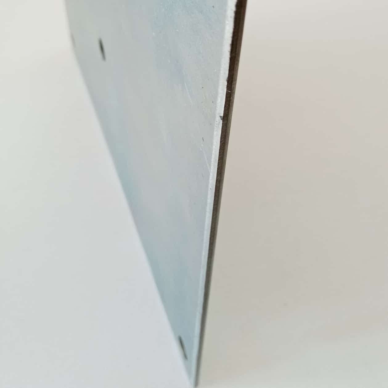 Piastra zincata 270x230mm per fissaggi a pavimento e muro in Piastre posteriori Aloiserw.com - Altomonte, commercioVirtuoso.it