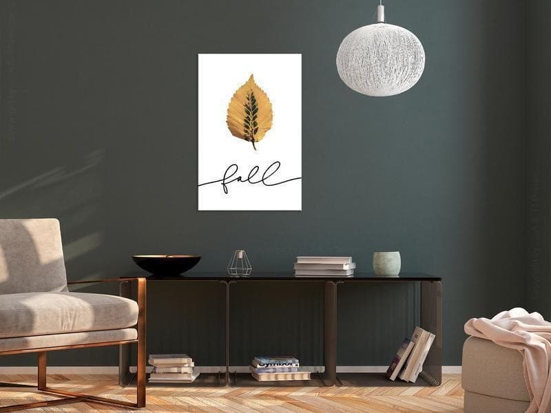 Quadro Unusual Leaf (1 Part) Vertical in Poster e stampe Collezione Casa - Trebisacce, commercioVirtuoso.it