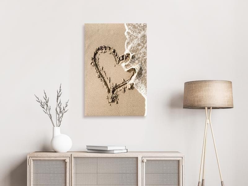 Quadro Wave of Love (1 Part) Vertical in Poster e stampe Collezione Casa - Trebisacce, commercioVirtuoso.it