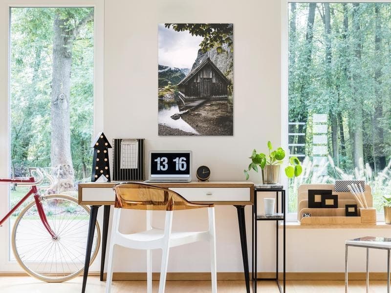 Quadro House in the Mountains (1 Part) Vertical in Poster e stampe Collezione Casa - Trebisacce, commercioVirtuoso.it